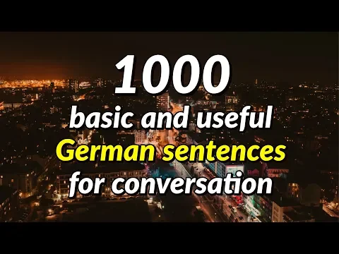 Download MP3 1000 basic and useful German sentences for conversation