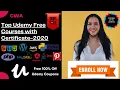Top 15 Udemy Free Courses with Certificate 2020 HTML CSS JAVASCIPT WORDPRESS MYSQL PHP PYTHON MYSQL