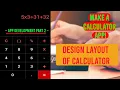 How to make a Calculator App in Android Studio Part 2 Design a Layouts of Calculator