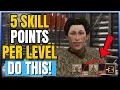How To Get 5 Skill Points Every Level In Oblivion Remastered How To Train With NPC Full Guide