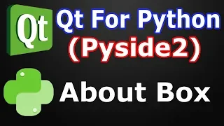 Pyside2 GUI How To Create AboutBox Qt For Python Python GUI