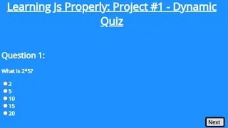 JAVASCRIPT Course Project Based Learning - Learning Js Properly Using Javascript