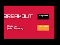 breakout made in raylib library and C
