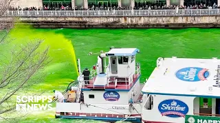 St Patrick s Day tradition Why Chicago dyes its river green