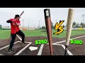 Hitting with the Warstic WARHAWK3 BBCOR Baseball Bat Review vs Bonesaber Hybrid