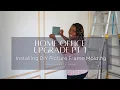 Home Office Upgrade Pt 1 - Installing Picture Frame Moulding