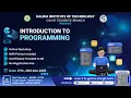 Introduction to Programming - Session 2