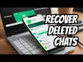 I Recovered My DELETED Whatsapp Messages and You Can Too!