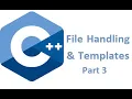 Chapter 13 - Part 3 C TEMPLATES Function Templates Program with Visualized Explanation