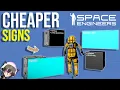 How to Make Signs and Notes Without Using LCDs on Space Engineers