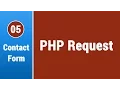Create Contact Form in Arabic - Creating The PHP Form Request