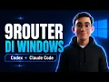 Cara Setup 9router Local di Windows untuk Codex dan Claude Code