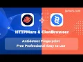 HTTPMars tutorial on how to set up proxy in ClonBrowser User Pass Auth