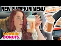 Dunkin Donuts NEW FALL PUMPKIN MENU 2023 What you should order and what you should skip