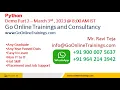 02 Python Demo Part 2 - Mar 3rd 2023 Bhaskar Jogi Go Online Trainings 90000 75637