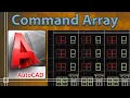Autocad - How to use Array Rectangular Polar and Path