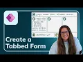 One Screen Multiple Tabs Power Apps Form Tutorial