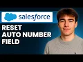 How To Reset Auto Number Field In Salesforce Tutorial 2026