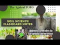 Soil Science Flashcard Notes