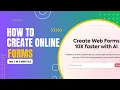 How to Create Online Form to Collect Data Feathery io First Impression