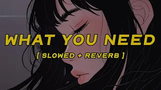 Don Toliver What You Need Slowed Reverb Lyrics 