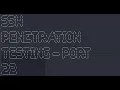 SSH Penetration Testing Port 22