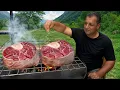 Download Lagu Grilling GIANT Ossobuco Steaks Over a Wild Smokeless Fire Pit!