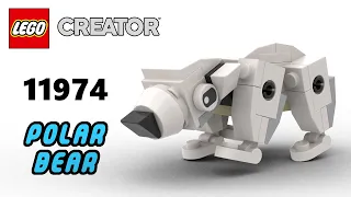 LEGO CREATOR 11974 POLAR BEAR | Instructions 3D