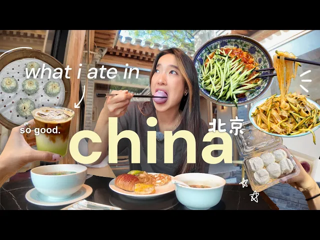 WHAT I ATE (& things to do) in CHINA!! ✨🍜🥢 beijing street food, hidden cafes and buffets!