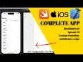 Custom animation UIKit tutorial ep 10 Swift 5 Xcode 15 iOS 17