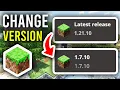 How To Change Your Version Of Minecraft Java Edition - Step By Step