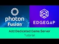 Add Dedicated Game Server to Photon Fusion 2 using the Asteroids Sample - Unity Multiplayer Tutorial