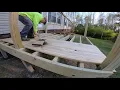 Old Stairs to NEW 8x8 Deck Demo DIY Build in 2 minutes