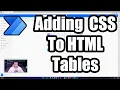How to Add CSS to Your HTML Tables in Power Automate 2023 Tutorial