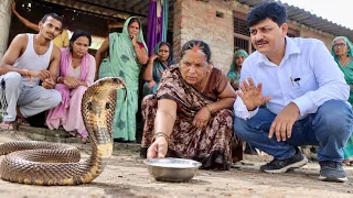 आज तो हो गया दूध का दूध और पानी का पानी! क्या साँप सच में दूध पीता है? ये वीडियो आप जरूर देखिए!