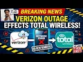 Breaking News Total wireless phone number change outage caused by Verizon outage