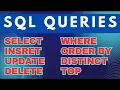 3-SQL Database Creation and Manipulation Select Insert Update Delete Where Order By