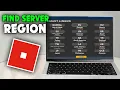 How To Find Roblox Server Region 2026
