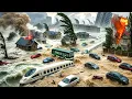 Download Lagu MEGATYPHOON 2025: China OBLITERATED! 400 KM/H Winds and Monster Waves ENGULF Cities | Movie