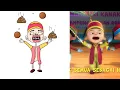 Boria Suka-Suka Upin Ipin Funny Drawing Meme video | Upin \u0026 Ipin Kartun Lucu