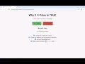 JavaScript 25 Why 0 false Is TRUE in JavaScript