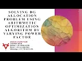 SOLVING DG ALLOCATION PROBLEM USING ARITHMETIC OPTIMIZATION ALGORITHM BY VARYING POWER FACTOR