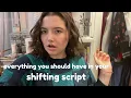 what to include in your reality shifting script my comprehensive script template for any DR
