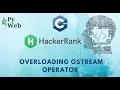 35 Overloading OstreamOperator C HackerRank Solutions