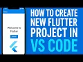 How to create new flutter project in VS Code Visual Studio Create new flutter project in VS Code