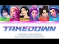Download Lagu TWICE (트와이스) x HUNTR/X (헌트릭스)  'Takedown' (Color Coded Lyrics) Fanmade OT6 Mashup.