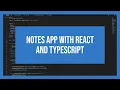 Notes App with React and Typescript