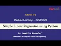 ML Tutorial - 1