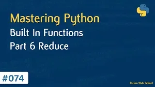 Learn Python in Arabic - Built In Functions Part 6 Reduce