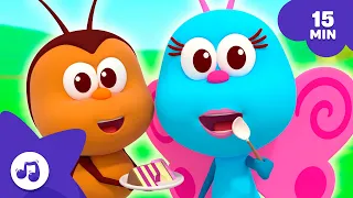 ¡Día de Picnic! 🍓Frutas y Comida Saludable | Canciones Infantiles 🦋 Bichikids